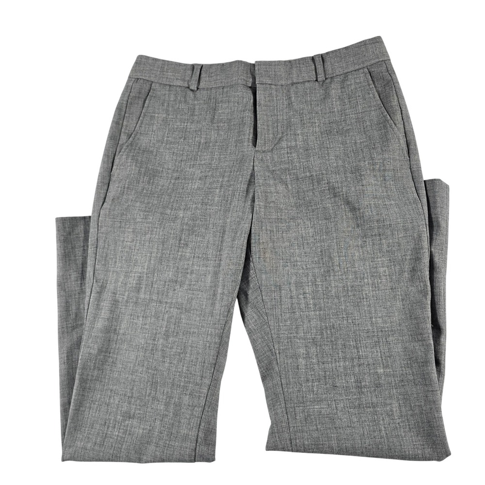 Banana Republic Ryan Curvy Fit Grey Dress Pants Petite 2P Straight Leg Workwear